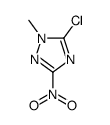 5-chloro-1-methyl-3-nitro-1,2,4-triazole结构式
