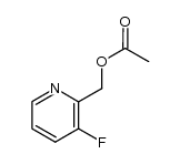 2-acetoxymethyl-3-fluoro-pyridine Structure