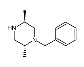 (2R,5s)-1-苄基-2,5-二甲基哌嗪结构式