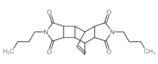2,6-dibutyl-octahydro-4,8-etheno-pyrrolo[3',4':3,4]cyclobuta[1,2-f]isoindole-1,3,5,7-tetraone结构式