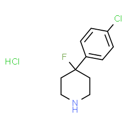 4-(4-chlorophenyl)-4-fluoropiperidine hydrochloride Structure