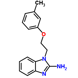 1-(2-M-TOLYLOXY-ETHYL)-1H-BENZOIMIDAZOL-2-YLAMINE Structure
