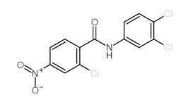 2-Chloro-N-(3,4-dichlorophenyl)-4-nitrobenzamide Structure