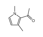 Ethanone, 1-(1,3-dimethyl-1H-pyrrol-2-yl)- (9CI) structure