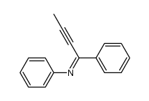 1-phenylimino-1-phenyl-2-butyne结构式