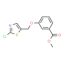 METHYL 3-[(2-CHLORO-1,3-THIAZOL-5-YL)METHOXY]BENZENECARBOXYLATE Structure