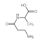 H-β-Ala-Ala-OH Structure