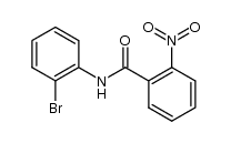2-Nitro-benzoesaeure-[2-brom-anilid] Structure
