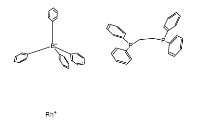 Rh(diphos)(η-BPh4) Structure