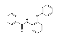 N-(2-phenylsulfanyl-phenyl)-benzamide结构式