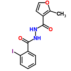 N'-(2-Iodobenzoyl)-2-methyl-3-furohydrazide Structure