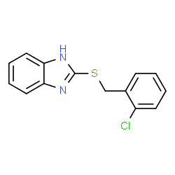 2-((2-chlorobenzyl)thio)-1H-benzo[d]imidazole Structure