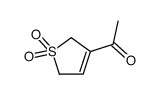 1-(1,1-dioxo-2,5-dihydrothiophen-3-yl)ethanone结构式