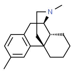 N,3-Dimethylmorphinan structure