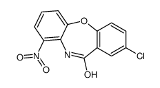 2-Chloro-9-nitro-dibenz[b,f][1,4]oxazepin-11(10H)-one Structure
