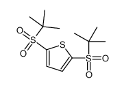 2,5-bis(tert-butylsulfonyl)thiophene Structure