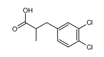 3-(3,4-dichlorophenyl)-2-methyl-propionic acid结构式