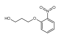 3-(2-nitrophenoxy)propan-1-ol结构式