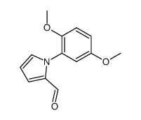 1-(2,5-DIMETHOXYPHENYL)-1H-PYRROLE-2-CARBOXALDEHYDE结构式