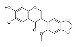 6,2'-dimethoxy-4',5'-methylenedioxyisoflavone Structure