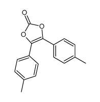 4,5-bis(4-methylphenyl)-1,3-dioxol-2-one Structure