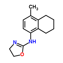 N-(4-Methyl-5,6,7,8-tetrahydro-1-naphthalenyl)-4,5-dihydro-1,3-oxazol-2-amine Structure