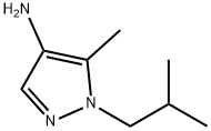 5-methyl-1-(2-methylpropyl)-1H-pyrazol-4-amine Structure