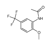 acetic acid-(2-methoxy-5-trifluoromethyl-anilide)结构式