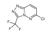 6-chloro-3-(trifluoromethyl)-[1,2,4]triazolo[4,3-b]pyridazine Structure