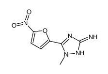 1-methyl-5-(5-nitrofuran-2-yl)-1,2,4-triazol-3-amine Structure