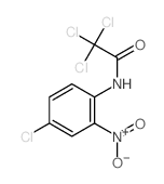 Acetamide,2,2,2-trichloro-N-(4-chloro-2-nitrophenyl)-结构式