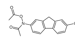 N-Acetoxy-N-2-acetylamino-7-jodfluoren Structure