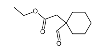 ethyl (1-formylcyclohexyl)acetate Structure