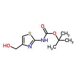 tert-Butyl 4-(hydroxymethyl)thiazol-2-ylcarbamate Structure