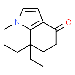 9H-Pyrrolo[3,2,1-ij]quinolin-9-one,6a-ethyl-4,5,6,6a,7,8-hexahydro-(9CI) Structure