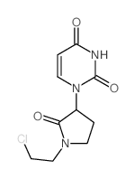 1-[1-(2-chloroethyl)-2-oxo-pyrrolidin-3-yl]pyrimidine-2,4-dione Structure