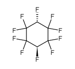 trans-1H,4H-decafluoro-cyclohexane Structure