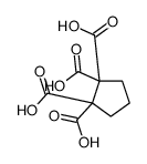 cyclopentane-1,1,2,2-tetracarboxylic acid Structure