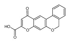 11-Oxo-5H,11H-6,8-dioxa-benzo[a]anthracene-9-carboxylic acid Structure