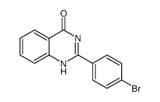 2-(4-Bromophenyl)-4(3H)-quinazolinone结构式