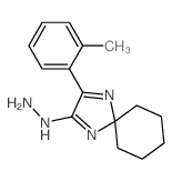 1,4-Diazaspiro[4.5]deca-1,3-diene,2-hydrazinyl-3-(2-methylphenyl)- picture