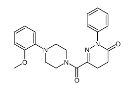 6-[4-(2-methoxyphenyl)piperazine-1-carbonyl]-2-phenyl-4,5-dihydropyridazin-3-one Structure