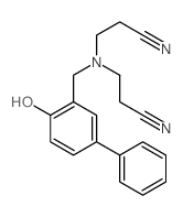 3-[2-cyanoethyl-[(2-hydroxy-5-phenyl-phenyl)methyl]amino]propanenitrile picture