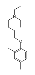 4-(2,4-dimethylphenoxy)-N,N-diethylbutan-1-amine结构式