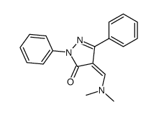 4-[(Dimethylamino)methylene]-1,3-diphenyl-2-pyrazolin-5-one Structure
