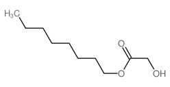 Acetic acid,2-hydroxy-, octyl ester结构式