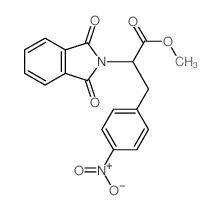 methyl 2-(1,3-dioxoisoindol-2-yl)-3-(4-nitrophenyl)propanoate Structure
