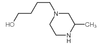1-Piperazinebutanol,3-methyl- Structure