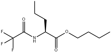 N-(Trifluoroacetyl)-L-norvaline butyl ester Structure