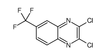 2,3-Dichloro-6-(trifluoromethyl)quinoxaline Structure